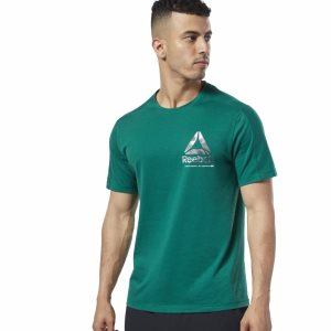 Reebok One Series Training Speedwick T Shirt Herren - Grün - DE 680-DJY